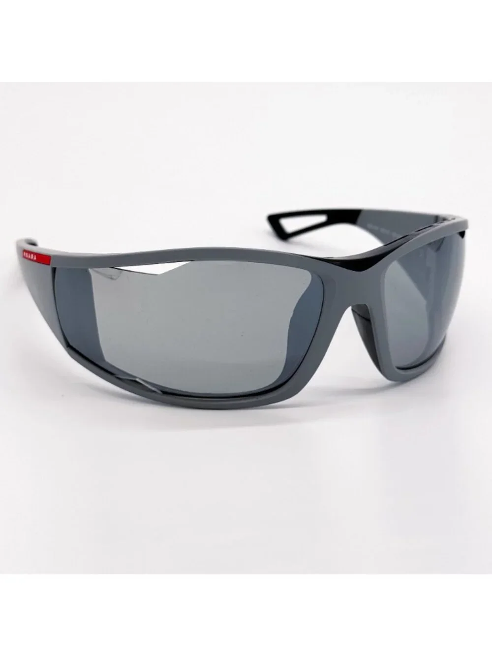 New Prada Linea Rossa Sunglasses PSA04S 13Z05A With Fabric Chain